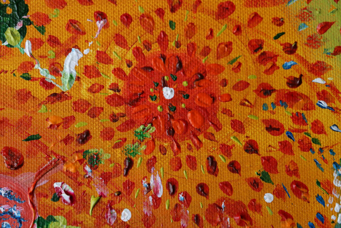 Painting Becoming Autumn, stroke by stroke