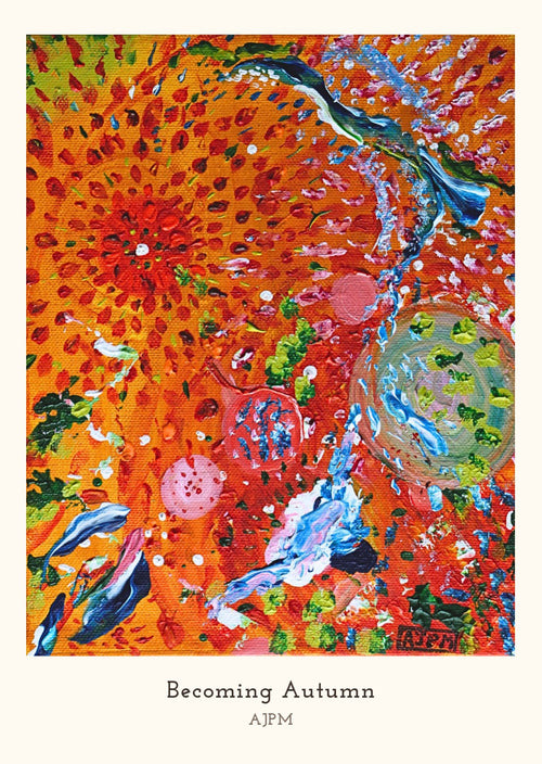 Postcard print of Becoming Autumn